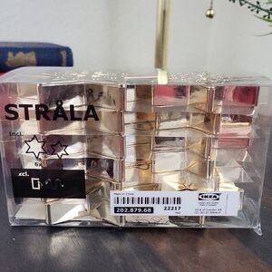IKEA STRÅLA Metallic Star Lights covers